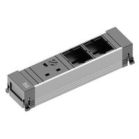 BACHMANN POWER FRAME 1xUK 3,15A 90° 2xCM, Strom 0,2m GST18 United Kingdom