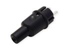 BACHMANN Vollgummi Stecker, französisches System, IP44, schwarz