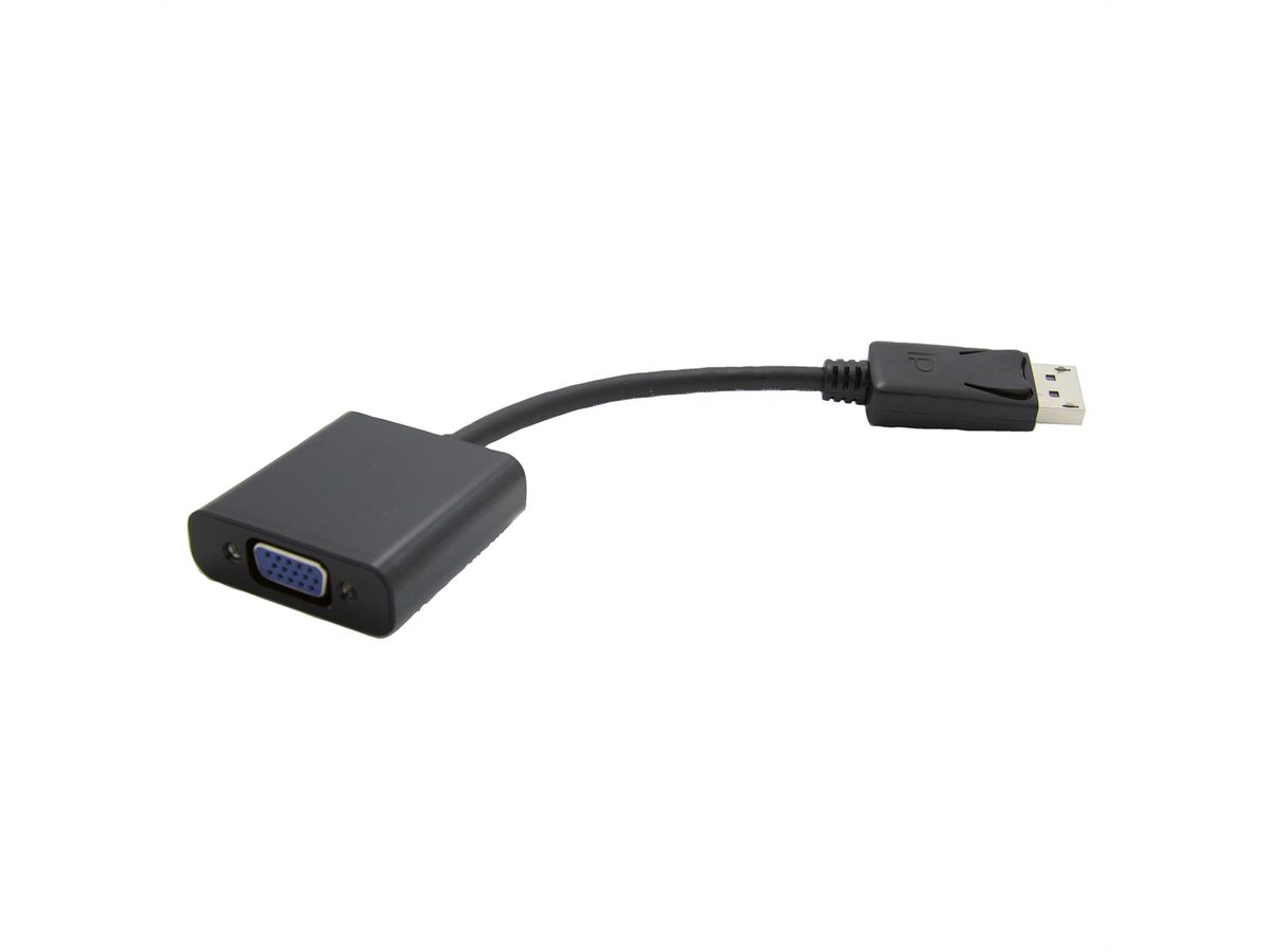 VALUE DisplayPort-VGA Adapter, DP ST - VGA BU, Aktiv