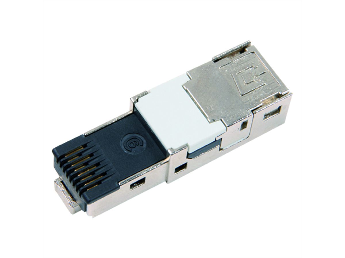 TELEGÄRTNER STX RJ45 Steckereinsatz, feldkonf., AWG22-26 Cat.6 Class EA (ISO)