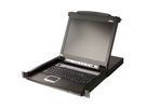 ATEN CL5716M 43cm-LCD KVM Switch, USB-PS/2, VGA, 16 Ports, DE-Layout