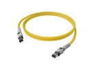 EasyLan VarioBoot Patchkabel Kat.6A, S/FTP, gelb, 2 m