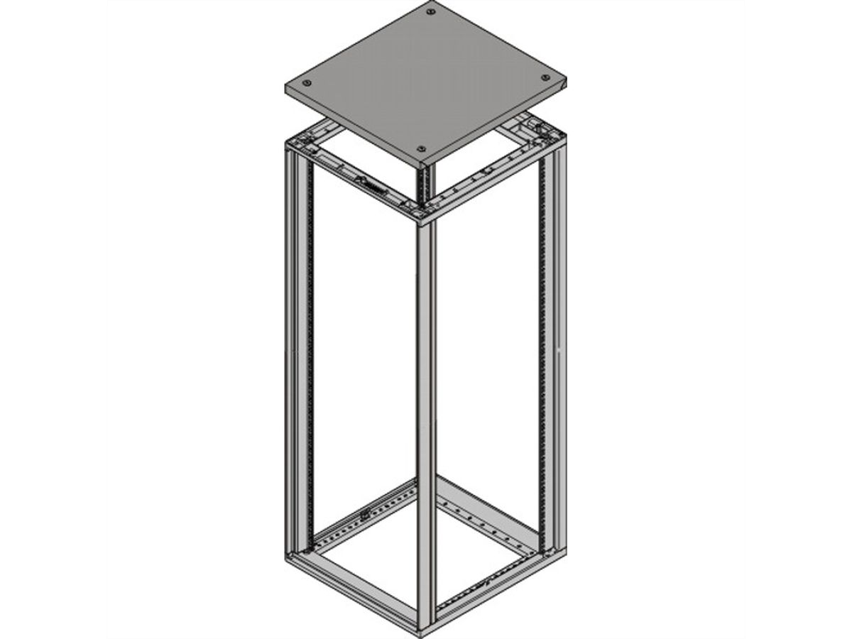 SCHROFF Dach angehoben - DACH ANGEHOBEN 800T RAL7021