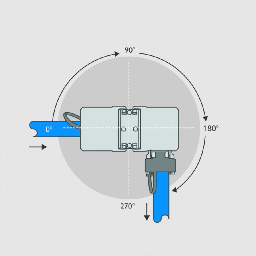 METZ CONNECT Kabelverbinder Class EA Cat.6A 270°