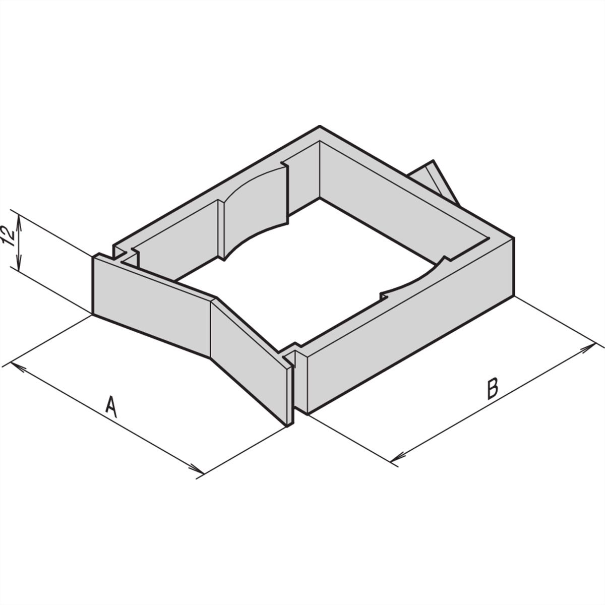 SCHROFF Kabelöse - KABELOESEN TYP1 47X50 25STK