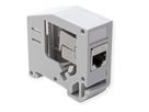 ROLINE Tragschienenadapter für Keystone Module, unbestückt, 180°