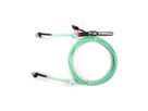 EasyLan LWL-LED-Patchkabel duplex 50/125µm OM3, SC/SC, türkis, 1 m