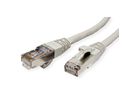 ROLINE S/FTP-Kabel Kat.7, LSOH, mit RJ-45 Steckern (500 MHz / Class EA), grau, 0,5 m