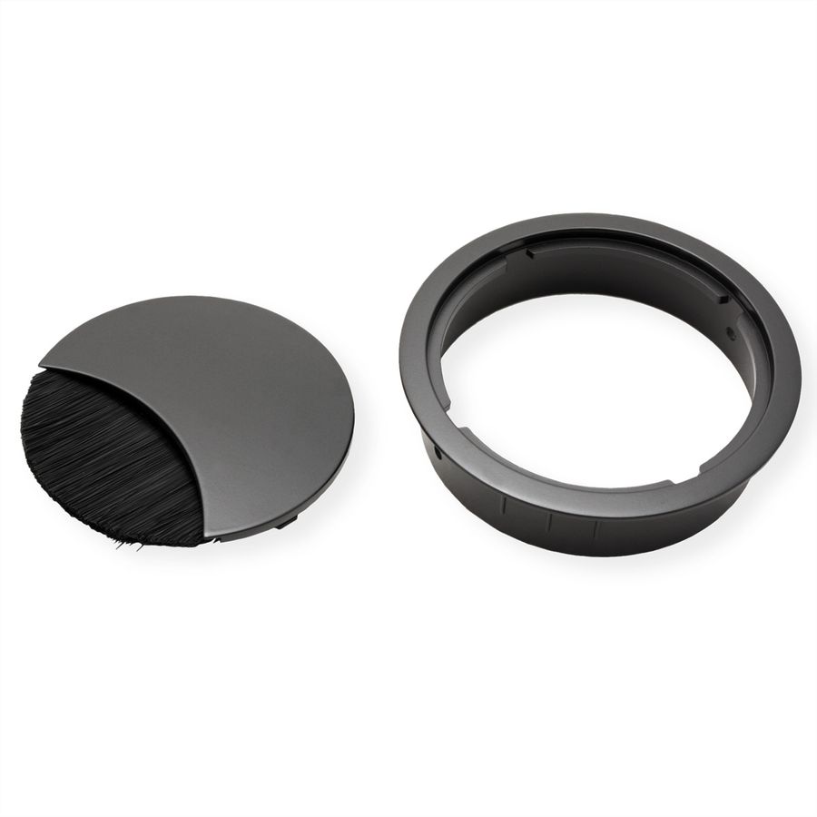 BACHMANN LOOP ROUND Kabeldurchführung, schwarz