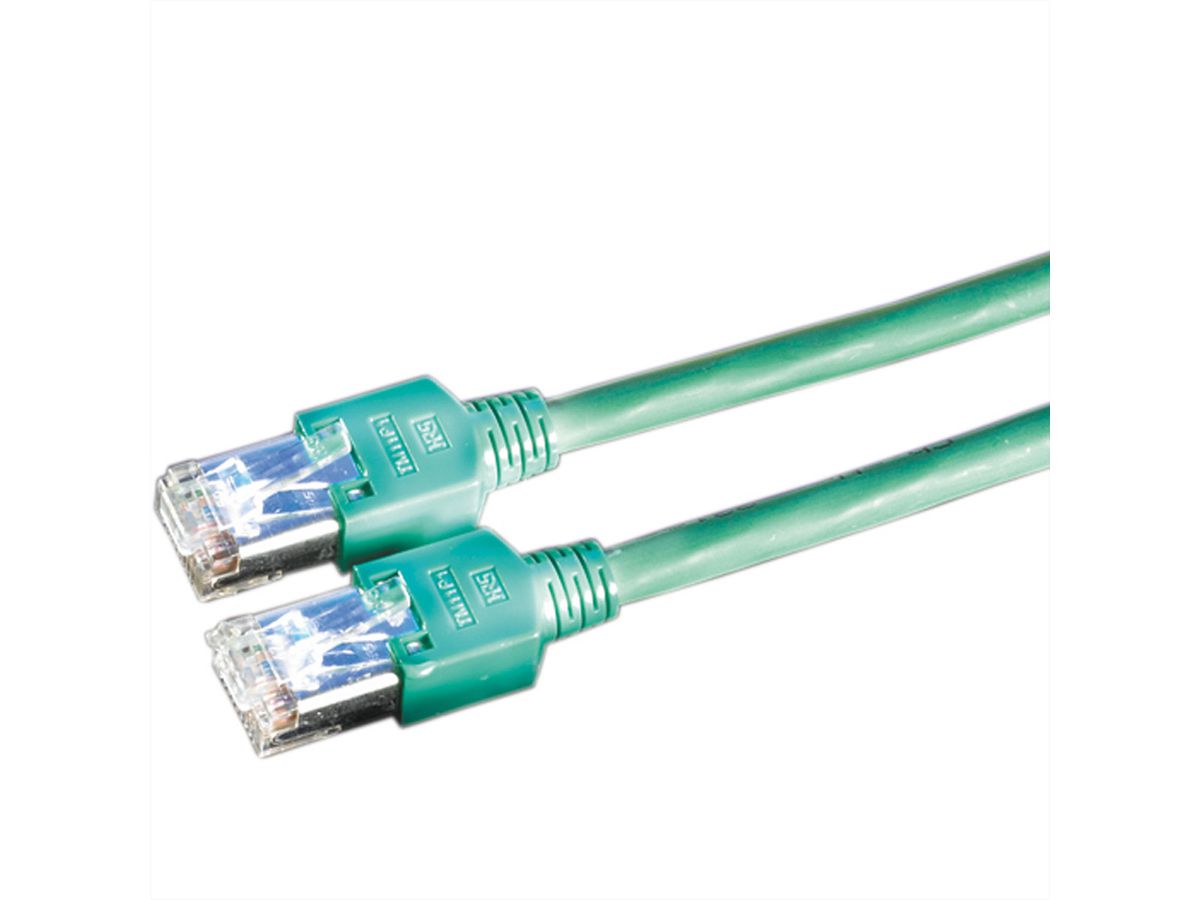 DÄTWYLER Patchkabel Kat.5e (Class D) S/UTP, CU 5502 flex PVC, Hirose TM11, grün, 2 m