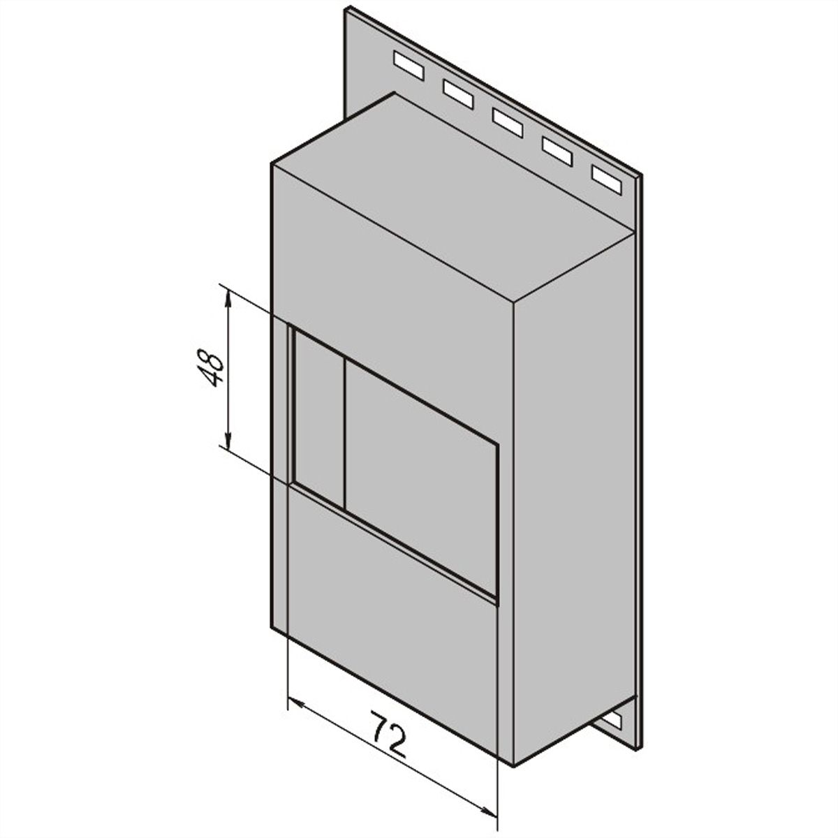 SCHROFF Kleinverteiler - KLEINVERTEILER F.4 SI-A.