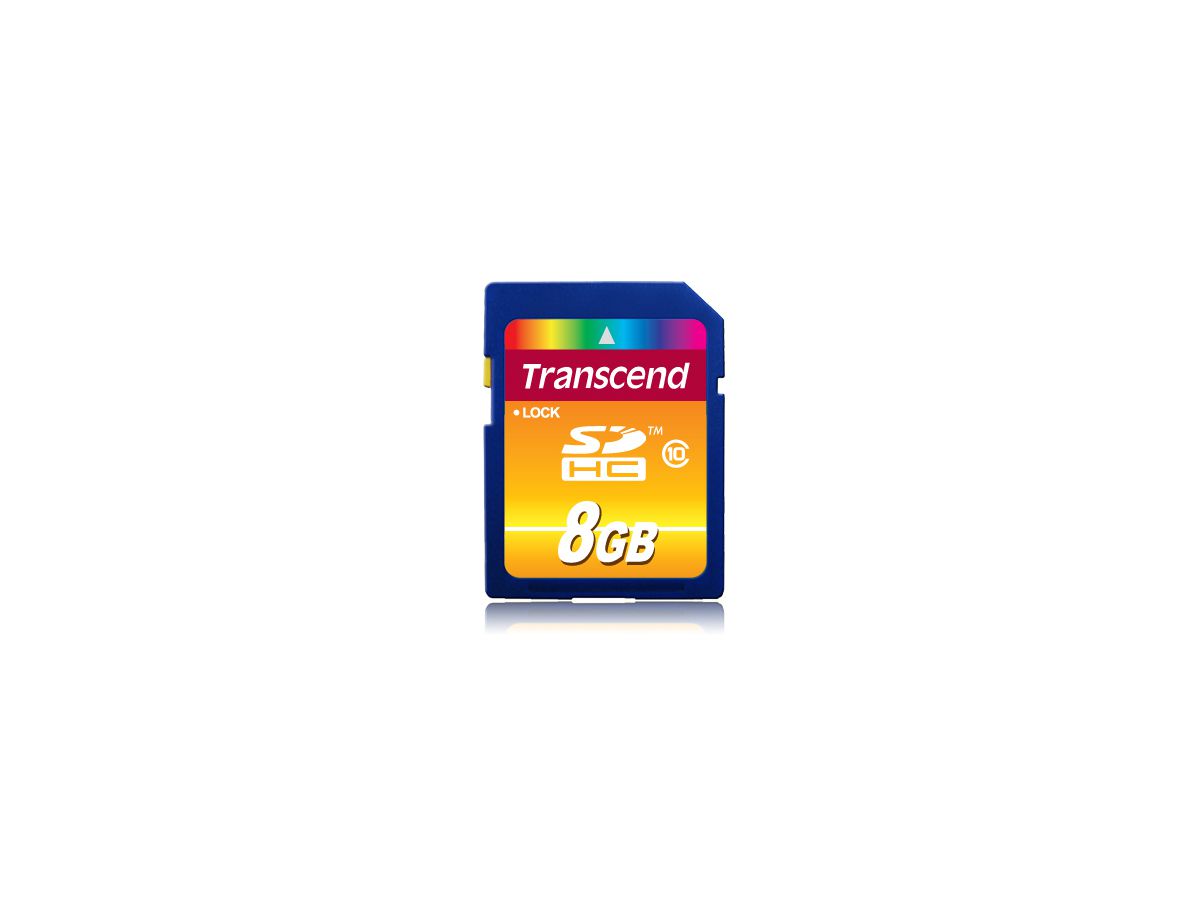 Transcend TS8GSDHC10 Speicherkarte 8 GB SDHC Klasse 10