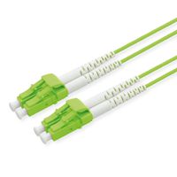 ROLINE LWL-Kabel 50/125µm OM5, LC/LC, LSOH, Low-Loss, grün, 10 m