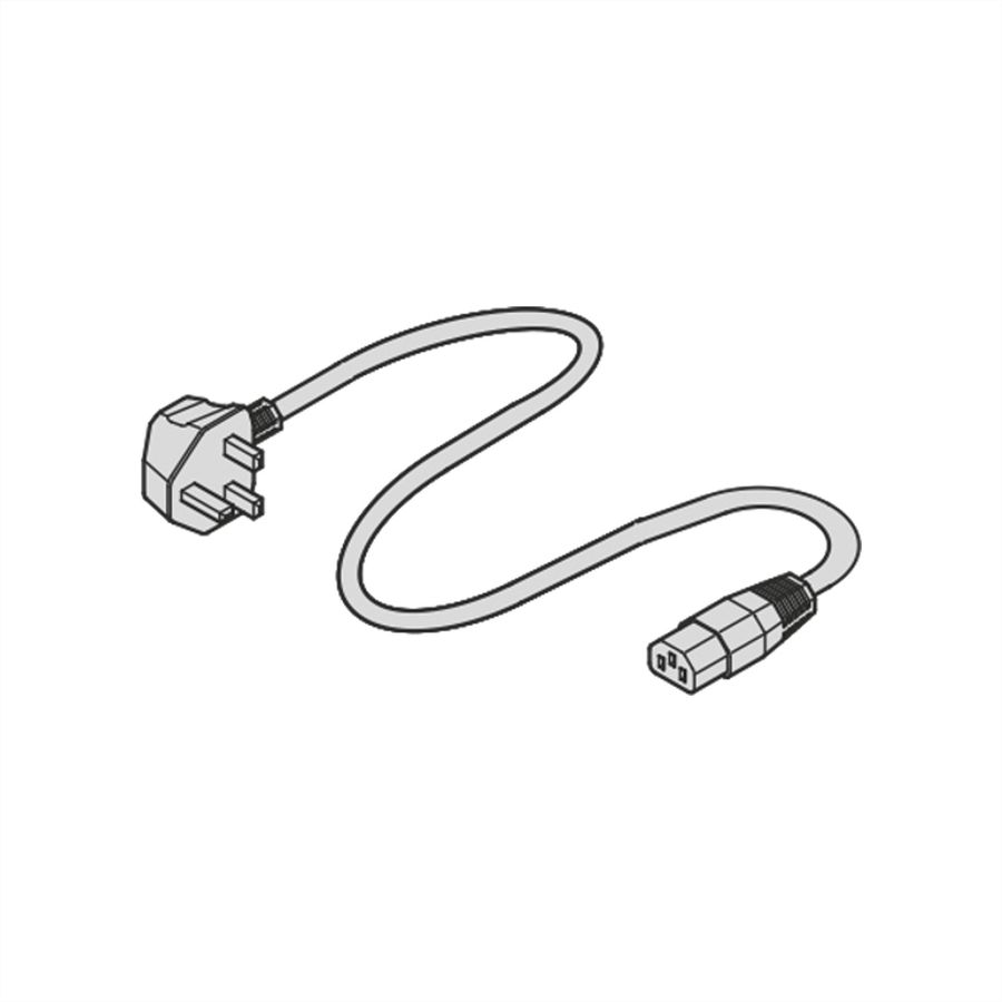 SCHROFF Netzanschlussleitung BS - NETZANSCHL.KABEL 2,5M BS-C13
