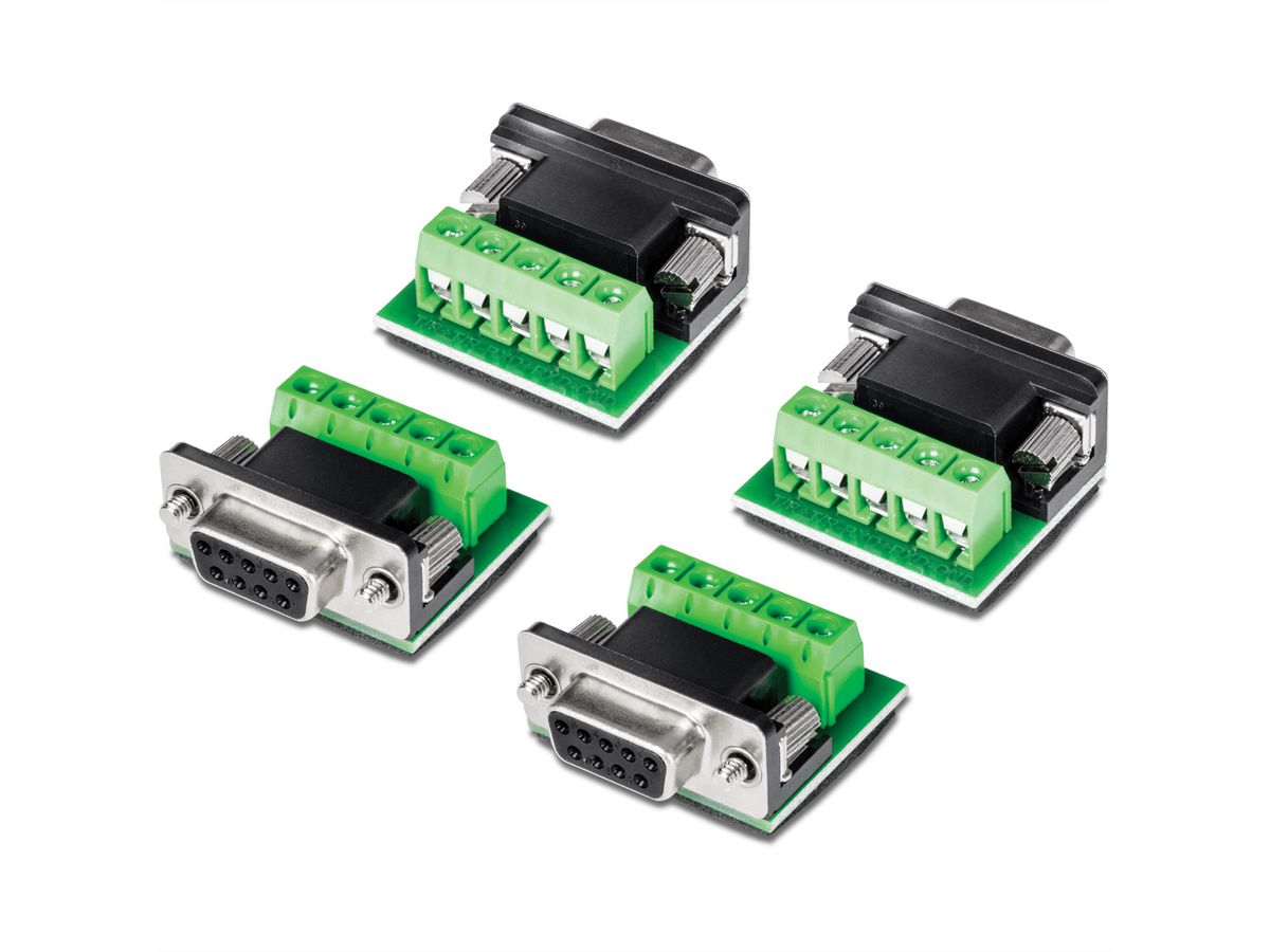 TRENDnet TI-S400 Adapter 4er Pack, RS232 zu RS422/RS485 Konverter