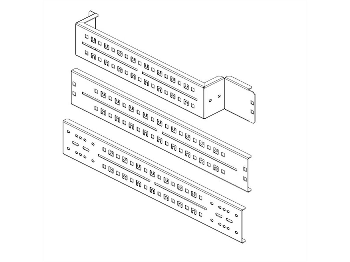 CONTEG Tiefenstreben für Schrank REV 800 x 800 mm 2 St.