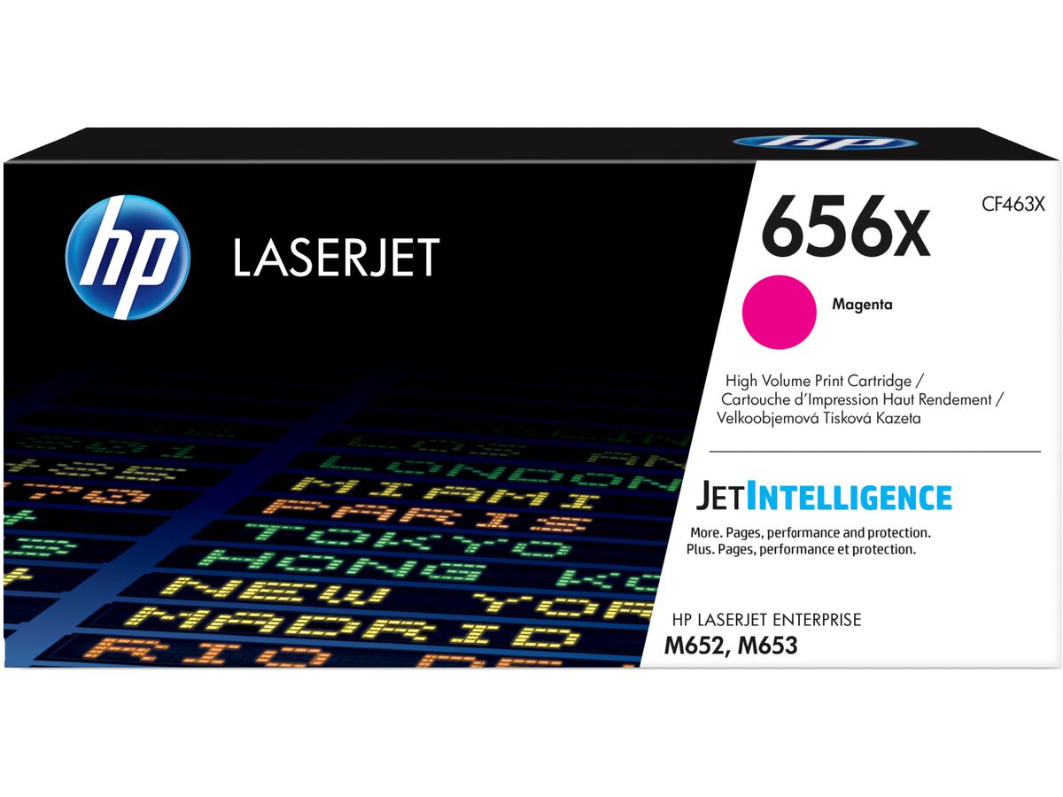 HP 656X Magenta Original LaserJet Tonerkartusche mit hoher Reichweite