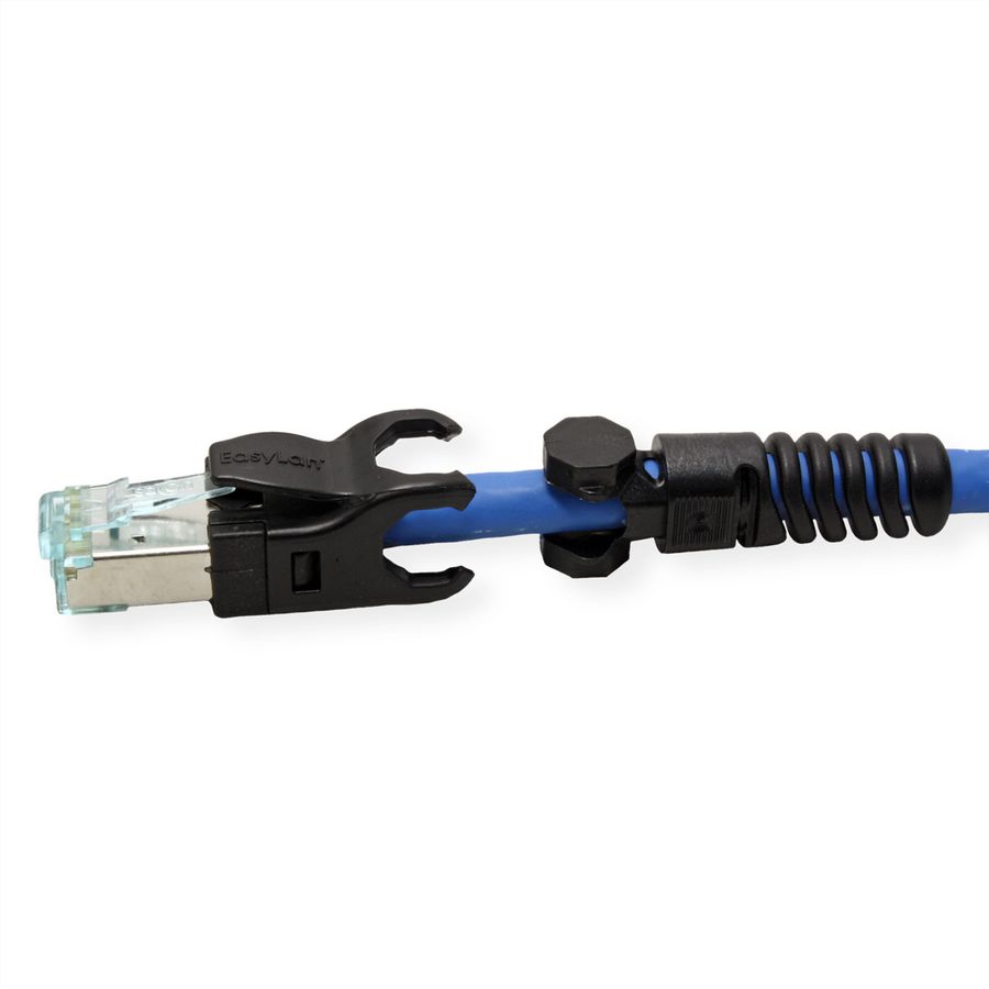 EasyLan VarioBoot Patchkabel Cat.6A, S/FTP, blau, 2 m