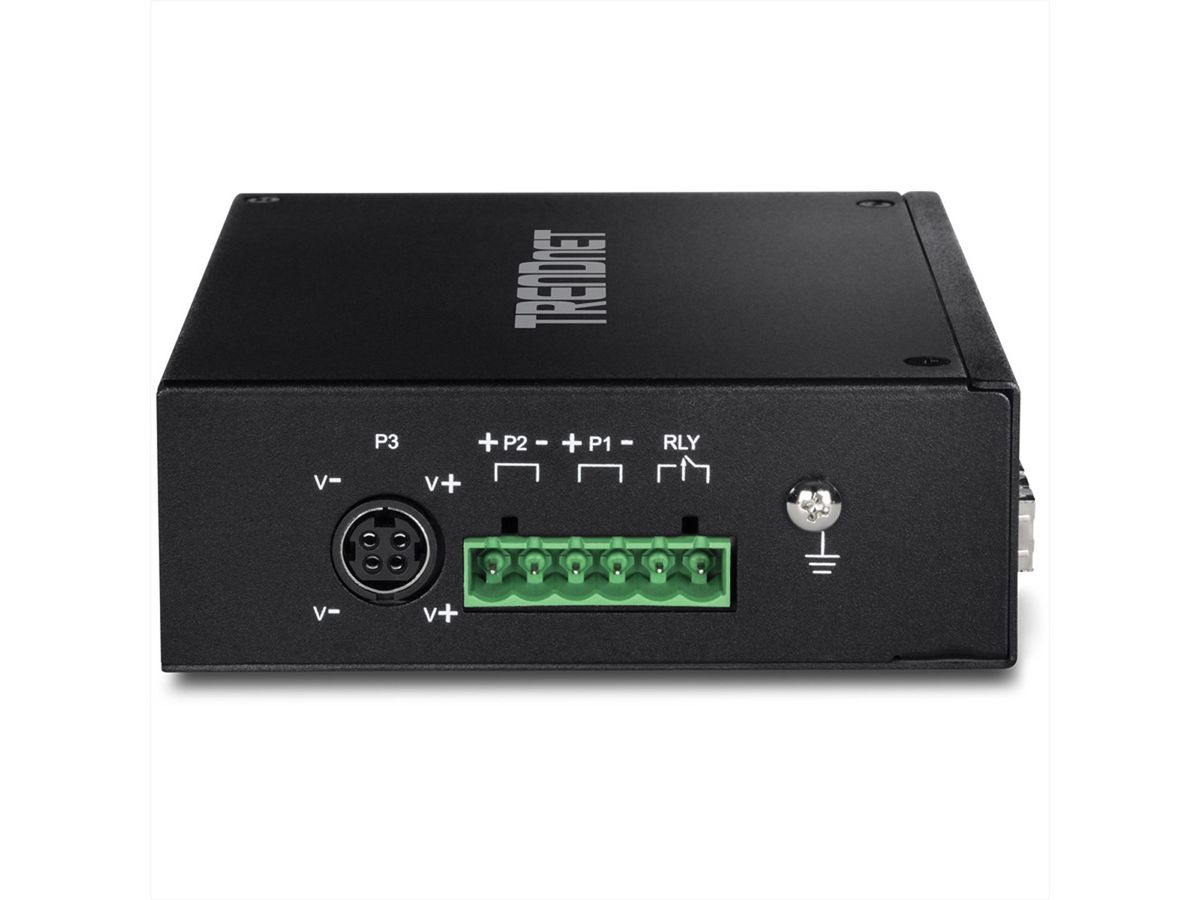 TRENDnet TI-PG62 6-Port Gigabit Switch PoE+ DIN-Rail Industrial