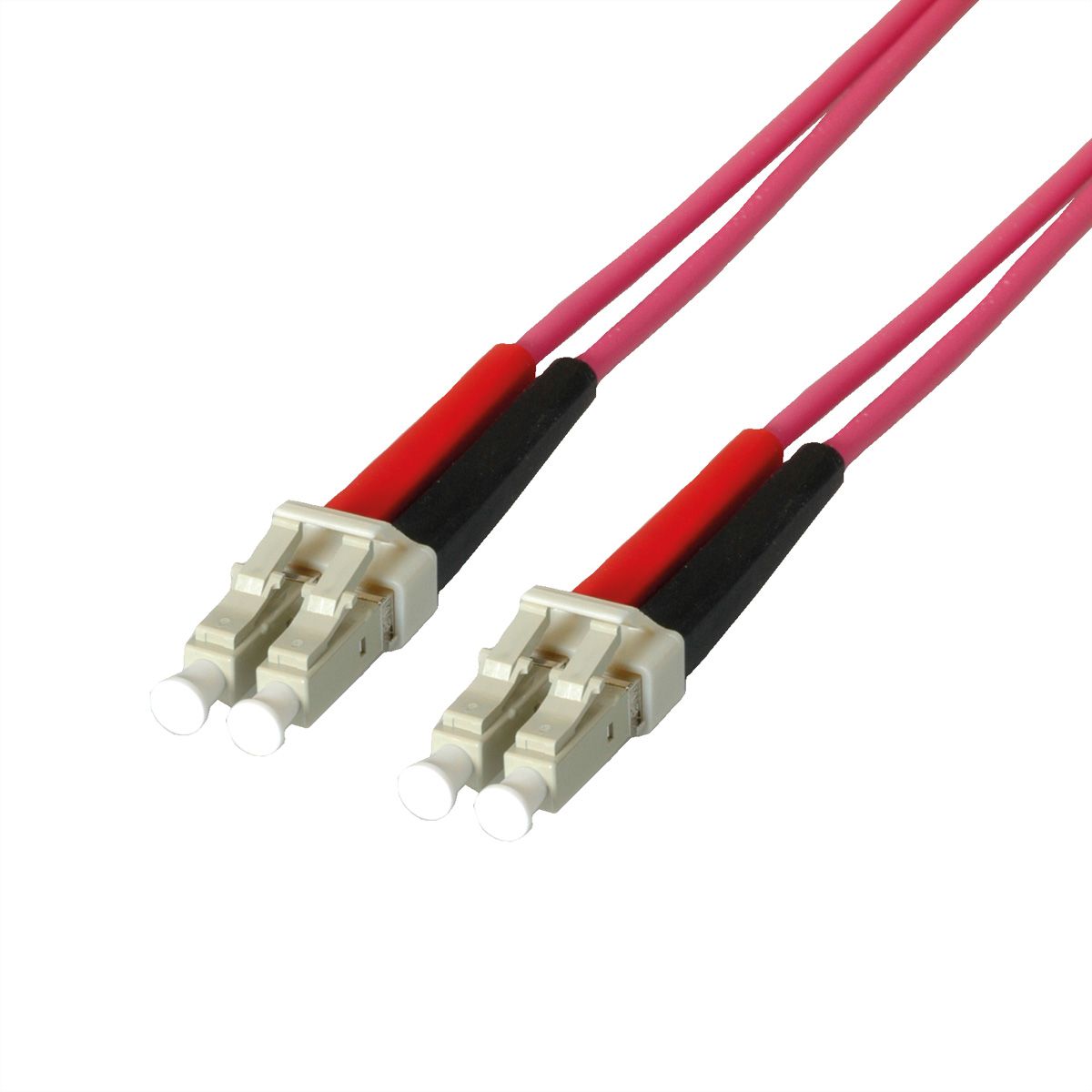 LEONI LWL-Kabel duplex 50/125µm OM4, Euromicron LC/LC, 10 m