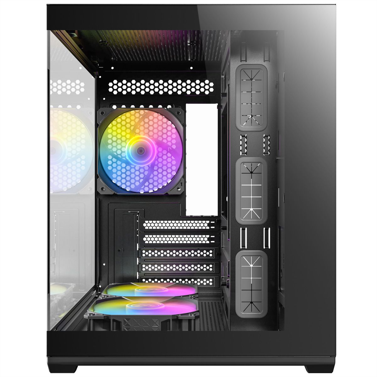 ANTEC CX60M ARGB PC Gehäuse Mini Tower Micro-ATX, schwarz