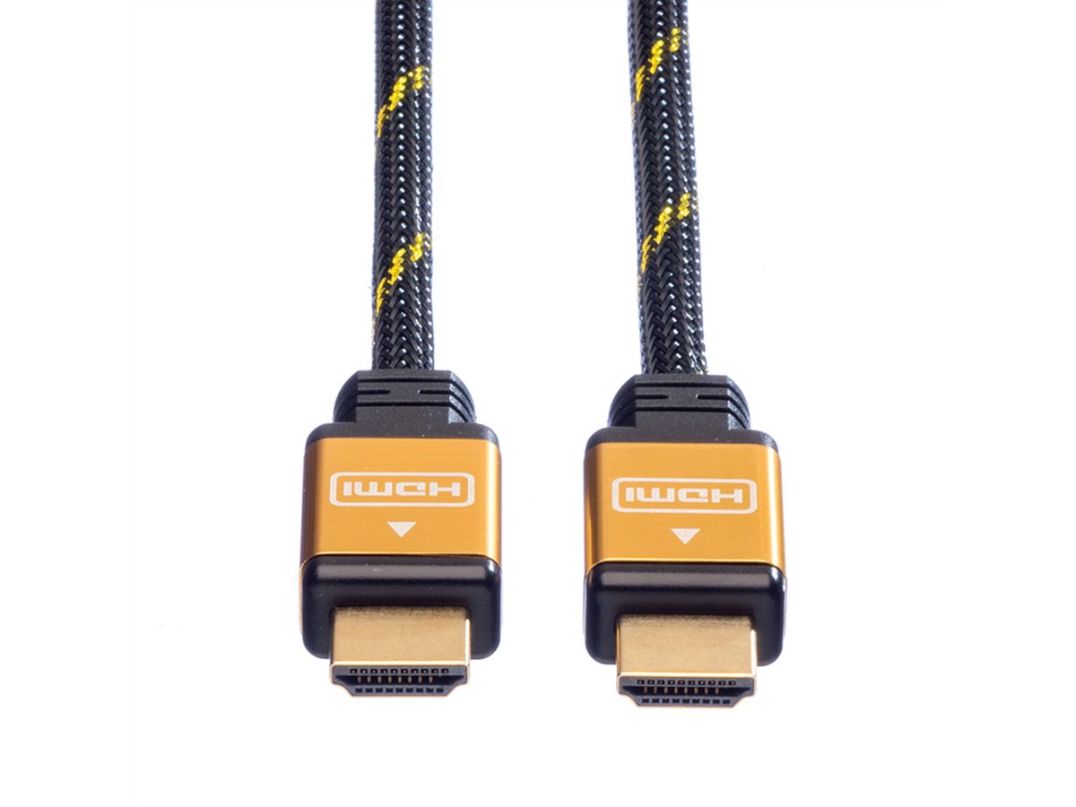 ROLINE GOLD HDMI High Speed Kabel, ST-ST, 2 m
