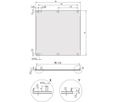 SCHROFF Frontplatten, U-Profil, schirmbar - U-FRONTPL.EMC 6HE 21TE M.PIN