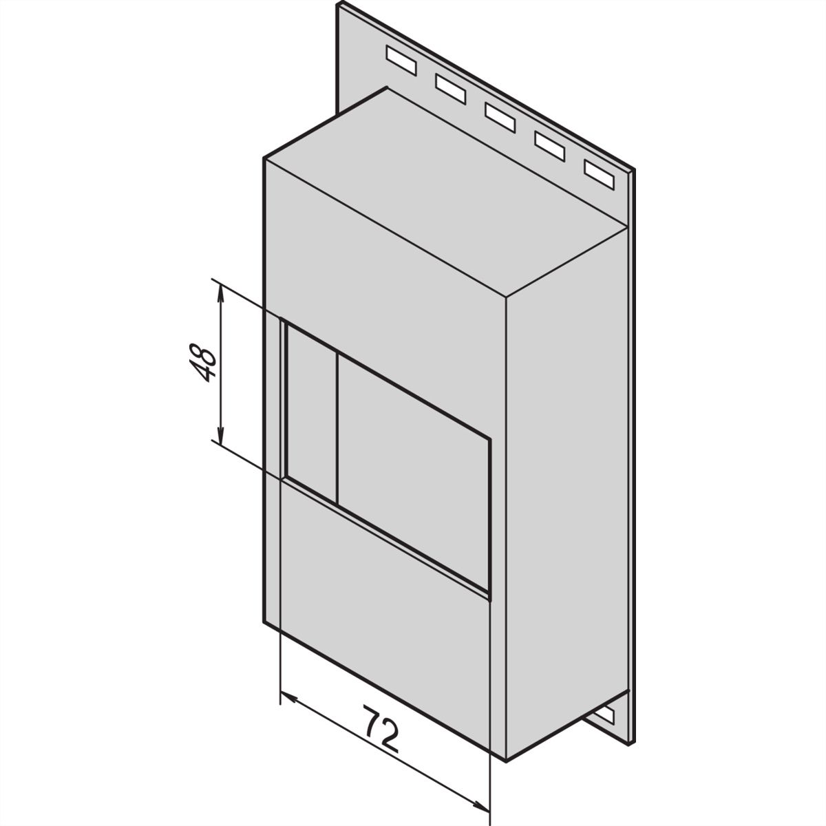 SCHROFF Kleinverteiler - KLEINVERTEILER F.4 SI-A.