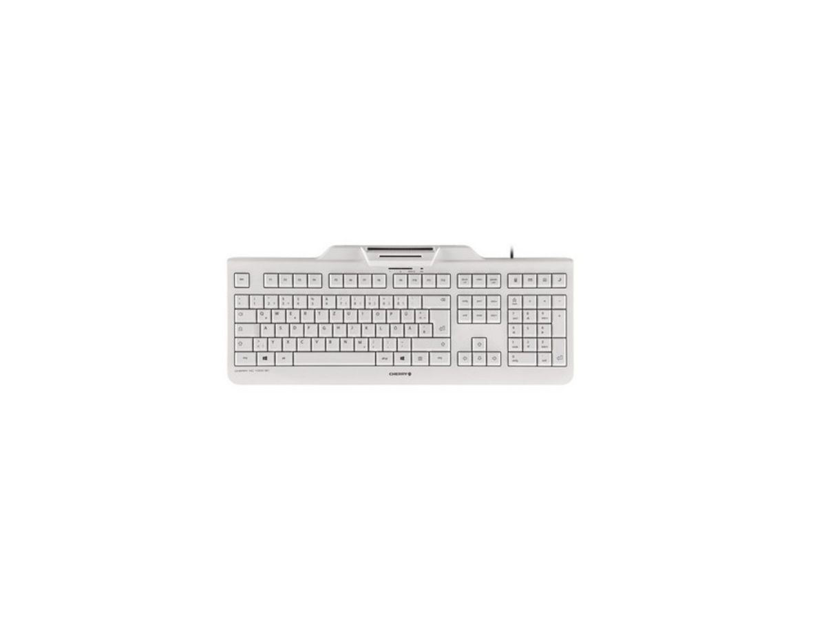 CHERRY KC 1000 SC Tastatur Büro USB QWERTY UK Englisch Grau