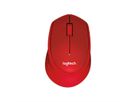 LOGITECH M330 Silent Plus Maus, rot