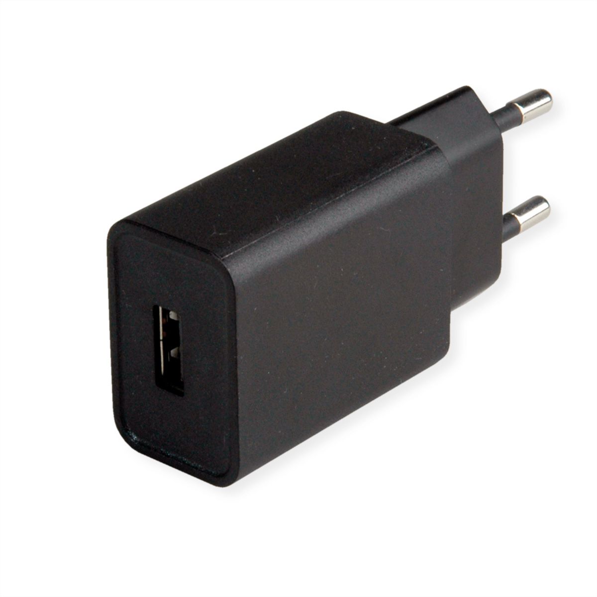 VALUE USB Charger mit Euro-Stecker, 1-Port (Typ-A), 12W
