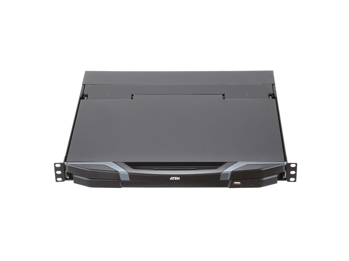 ATEN CL3800NW KVM-Konsole USB HDMI DVI VGA Dual Rail, FR-Layout