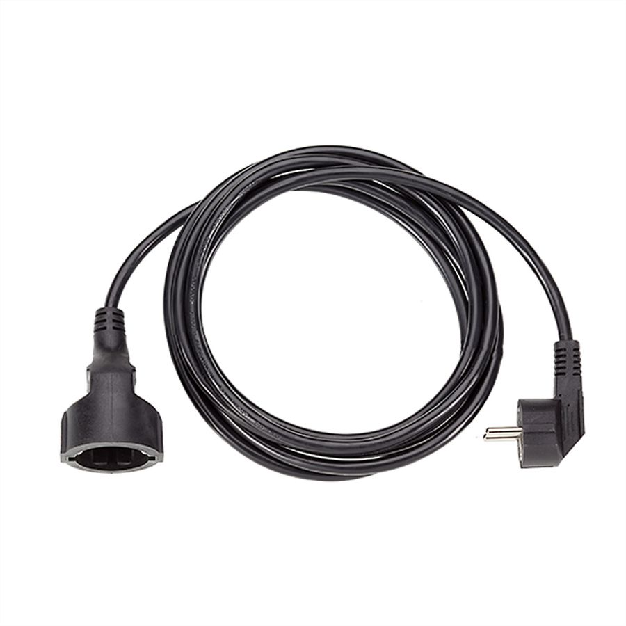 BACHMANN Extension cable, Schutzkontakt 230V 2m schwarz
