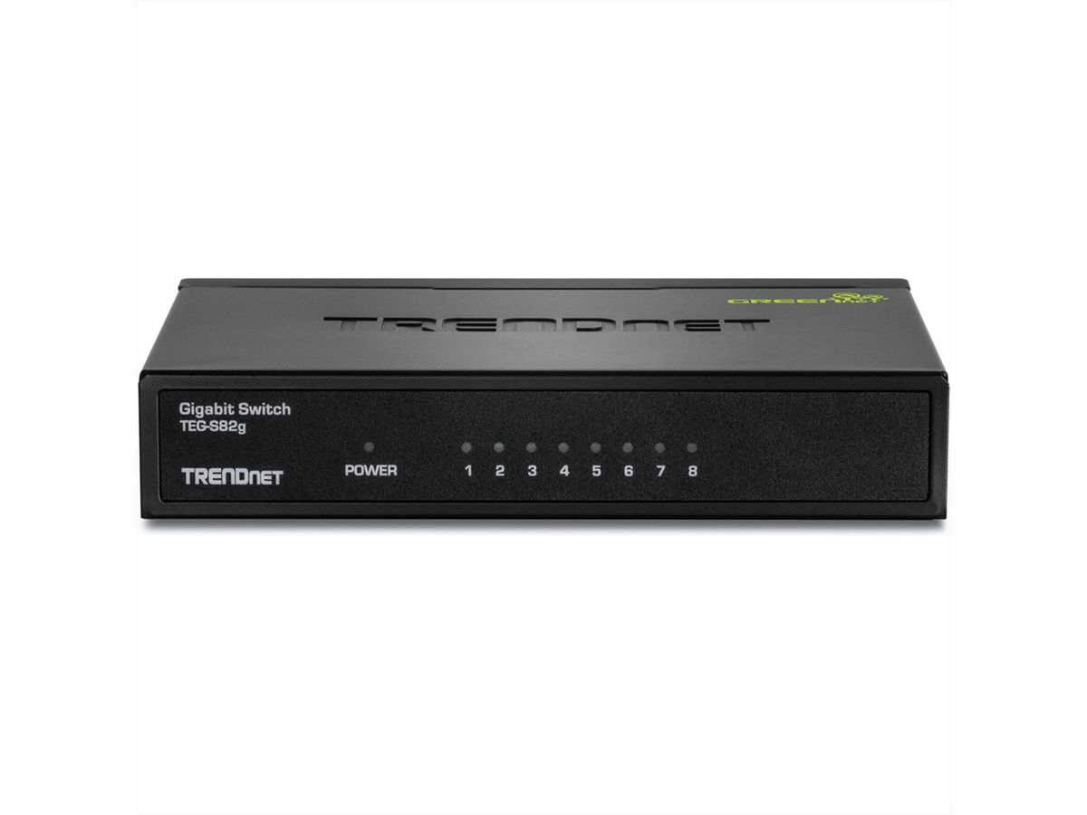 TRENDnet TEG-S82g 8-Port Gigabit GREENnet Switch