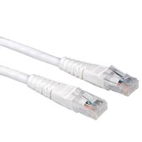 VALUE Patchkabel Cat.6 (Class E) UTP, weiß, 0,5 m