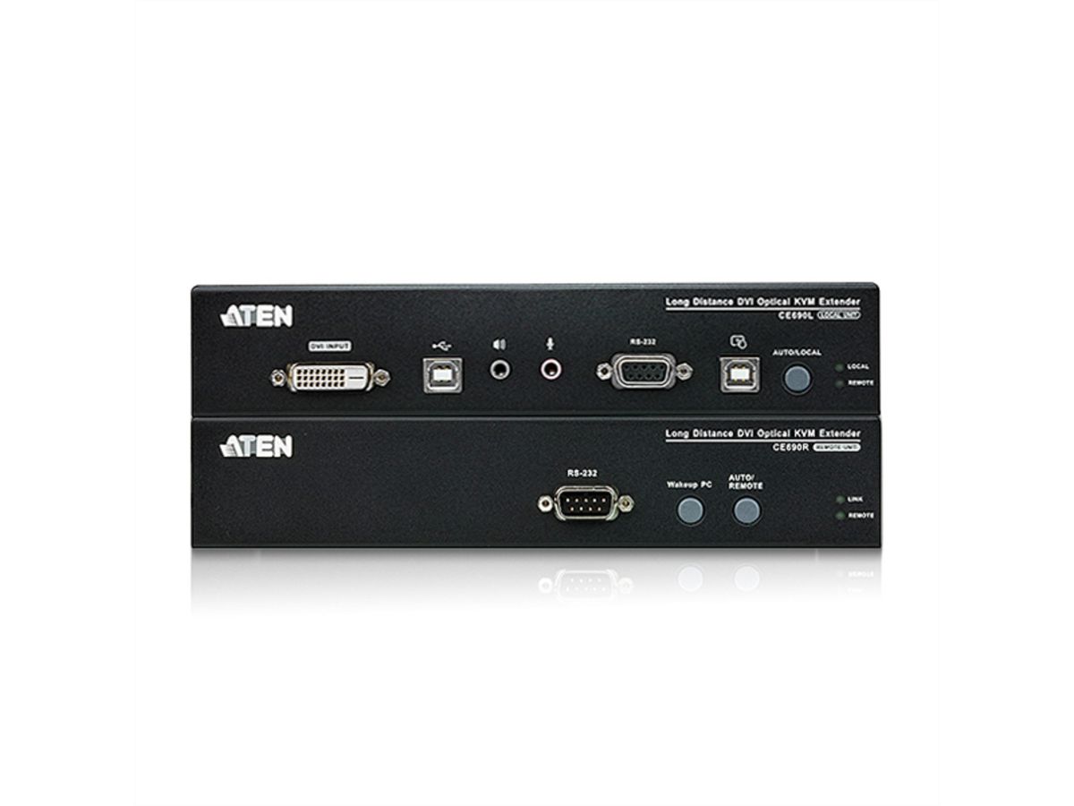 ATEN CE690 DVI Optical KVM Extender 20 Km