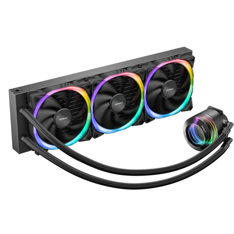 ANTEC Vortex 360 ARGB Prozessorlüfter Wasserkühlung, schwarz