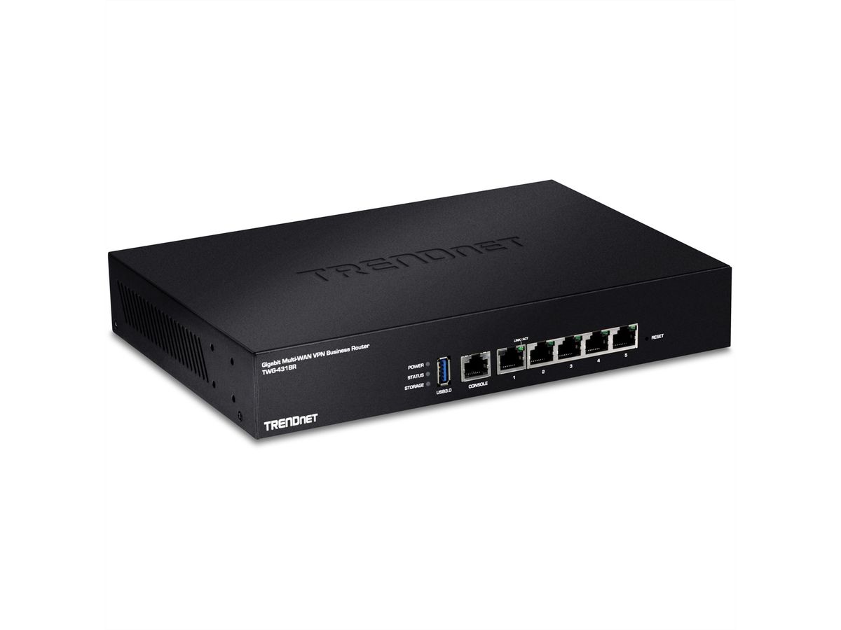 TRENDnet TWG-431BR Gigabit Multi-WAN VPN Business Router