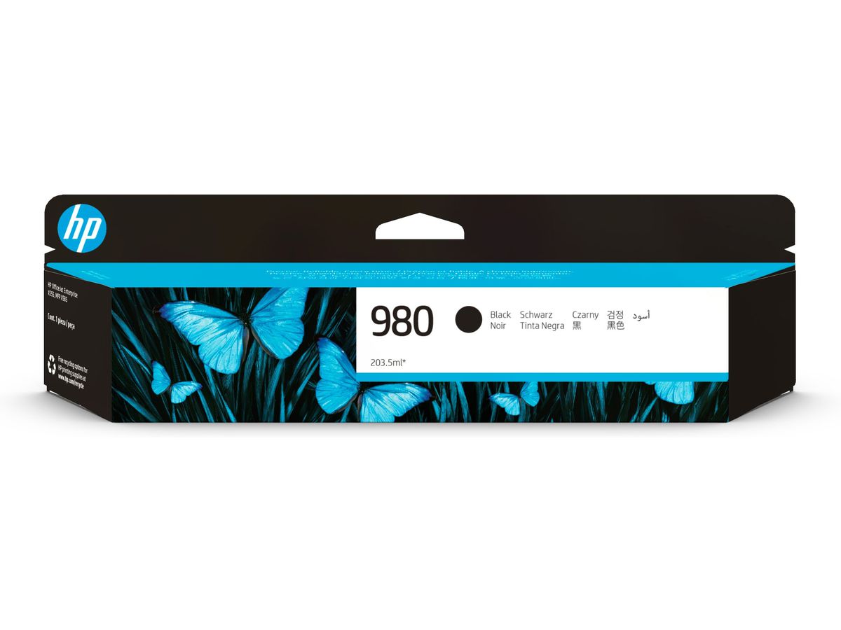HP 980 Schwarz Original Druckerpatrone
