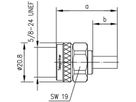 TELEGÄRTNER N-Crimpstecker, für RG-223/U