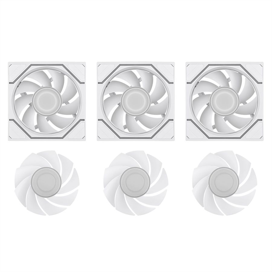 Thermaltake SWAFAN 120 EX INFINITY ARGB Sync 3-Fan Pack, weiß