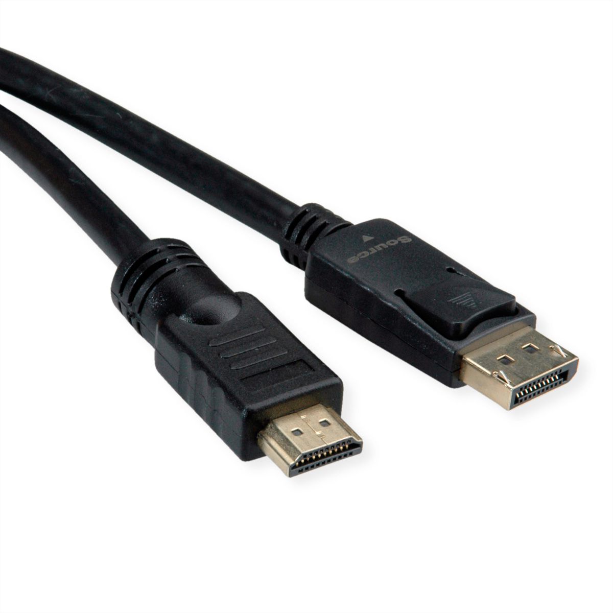 ROLINE DisplayPort Kabel DP - UHDTV, ST/ST, schwarz, 7,5 m