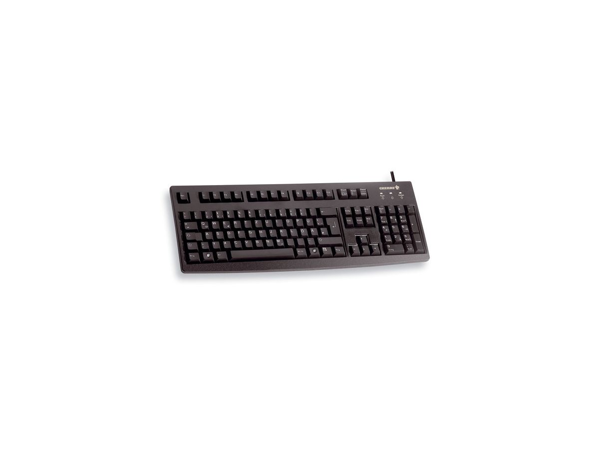 CHERRY G83-6104 Tastatur USB QWERTY US Englisch Schwarz