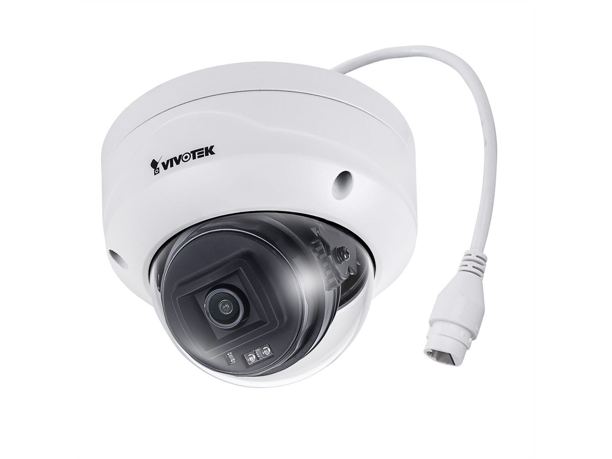VIVOTEK FD9380-H Fixed Dome IP Kamera 5MP, Outdoor, IR, PoE, 3,6mm, IP66, IK10, H.265