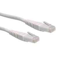 ROLINE Patchkabel Cat.6 (Class E) UTP, weiß, 0,5 m