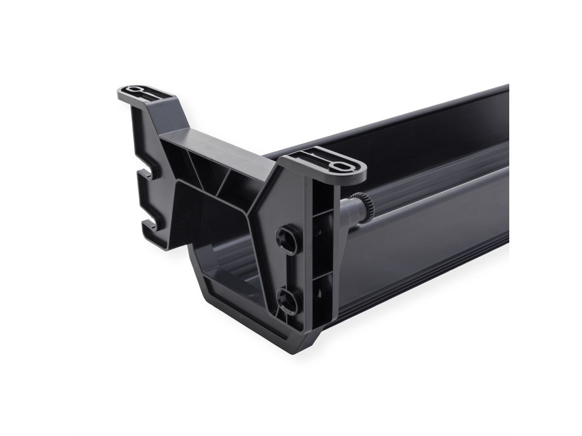 ROLINE Easy2Open Kabelkanal, Untertischmontage, schwarz, 44,9 cm