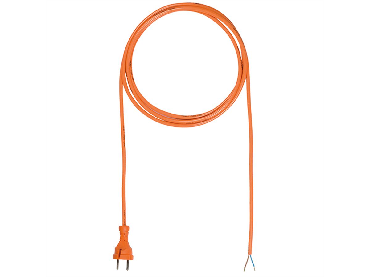BACHMANN PUR-Zuleitung 2x1.00 5m orange, H05BQ-F 24G/AEH