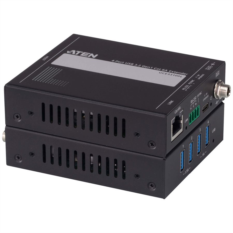 ATEN UCE33100 4-Port USB3.2 Gen1 Cat 6A Extender bis zu 100m