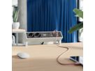 BACHMANN DESK2 2xSchutzkontakt USB A&C, USB Charger 22W 1xABD 0,2m GST18 INOX
