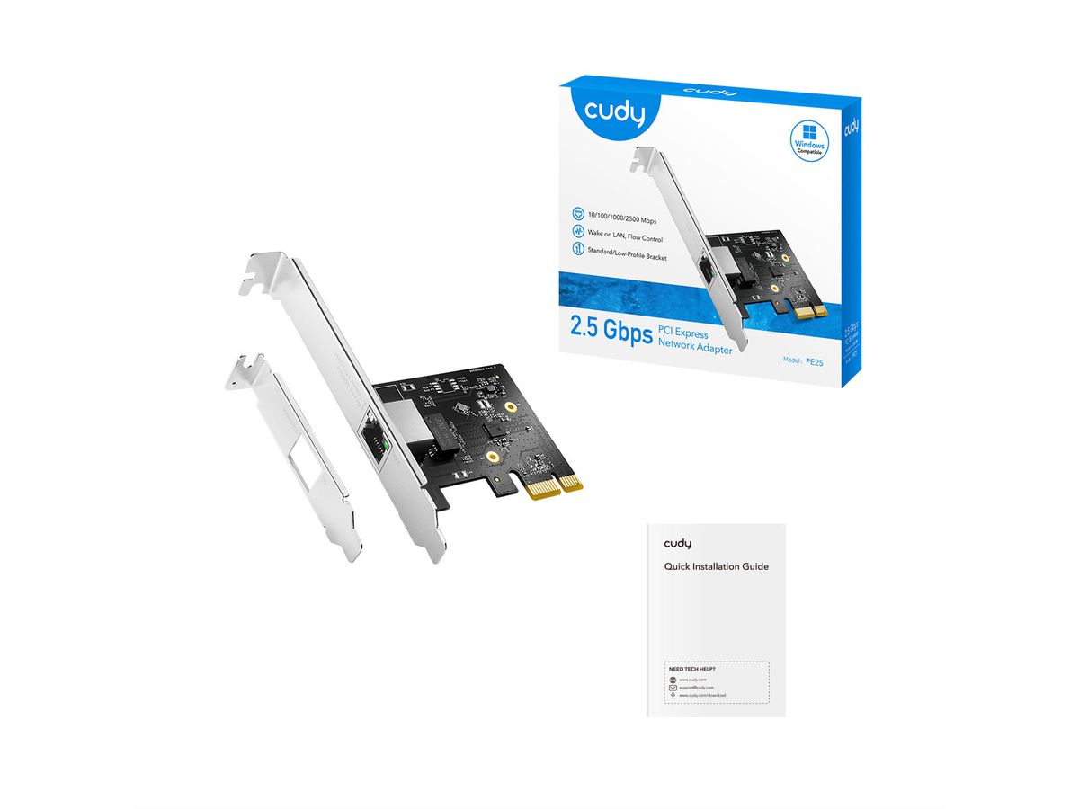CUDY PE25 2.5G PCI Express Adapter